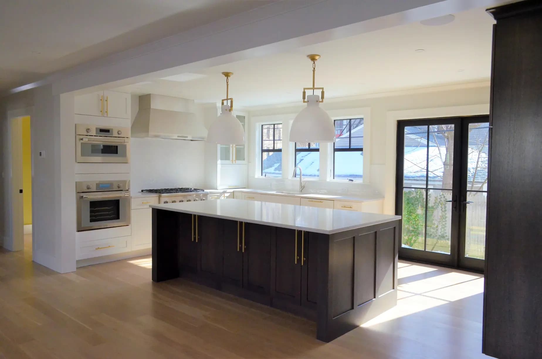 Detail of custom cabinetry and finishes